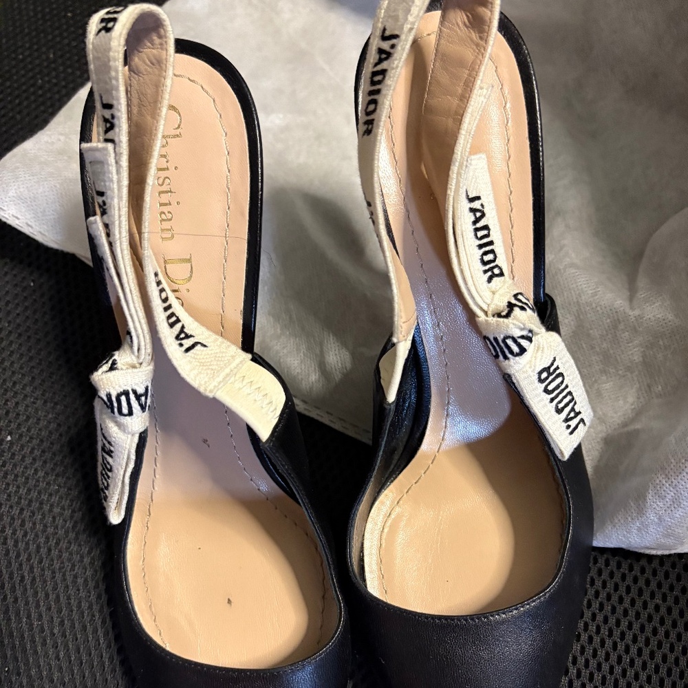 Dior sling back pumps